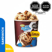 Helado de Crema Donofrio Sándwich Vainilla Pote 900mL