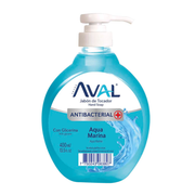 Jabón Líquido Antibacterial Aval Aroma Aqua Marina Frasco 400ml