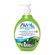 Jabón Líquido Antibacterial Aval Aroma Eucalipto Frasco 1Lt