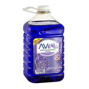 Jabón Líquido Antibacterial Aval Aroma Lavanda Francesa Galón 5Lt