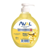 Jabón Líquido Antibacterial Aval Aroma Vainilla Frasco 400ml
