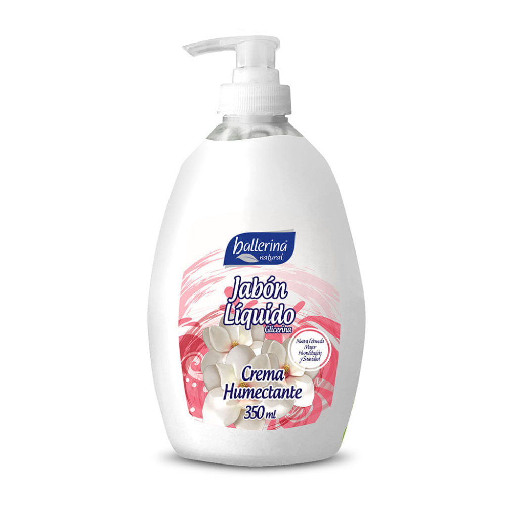 Jabón Líquido Crema Humectante Ballerina Frasco 350ml