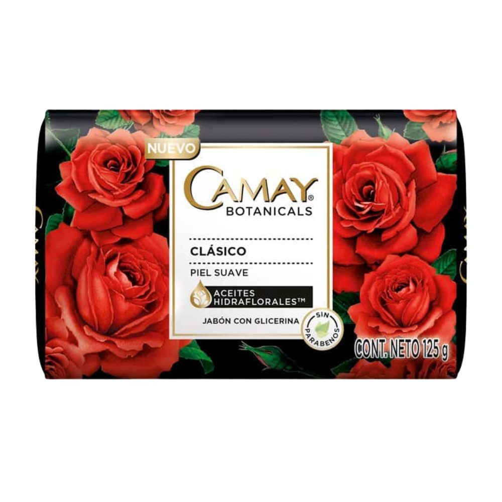 Jabón de tocador Camay Clásico en Barra 125gr