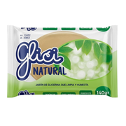 Jabón de tocador Glici Antibacterial Natural en Barra 140gr