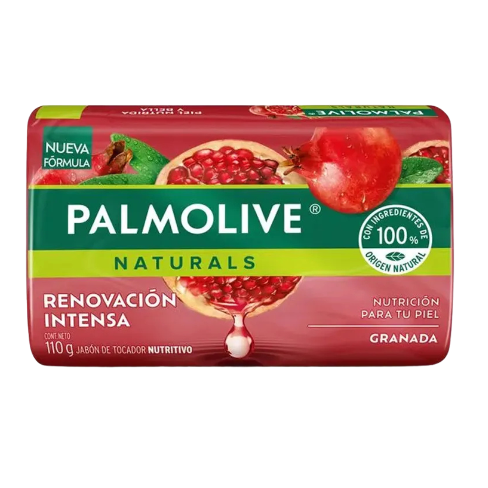 Jabón de tocador Palmolive Natural Granada en Barra 110gr