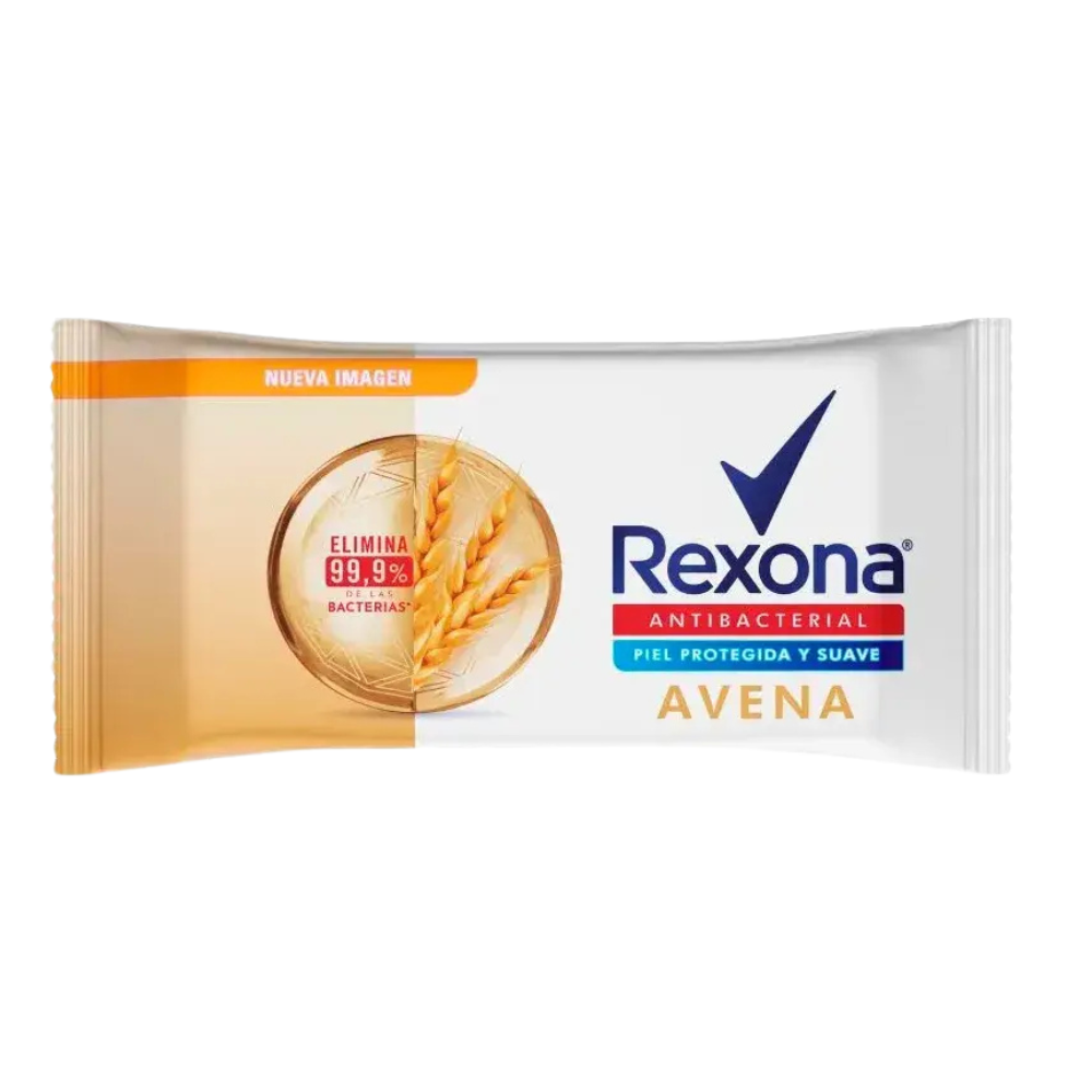 Jabón de tocador Rexona Antibacterial Avena en Barra 110gr