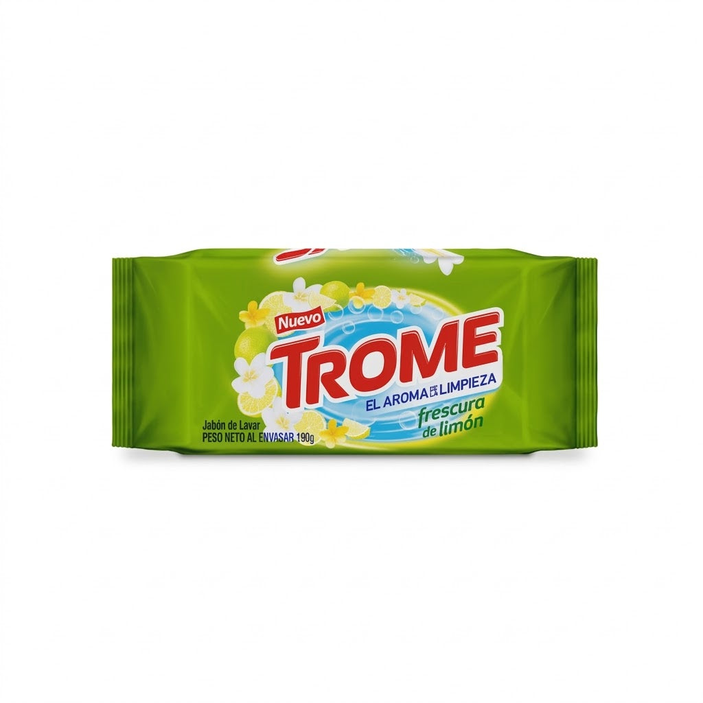 Jabón para Ropa Trome Aroma Limón Barra 190gr