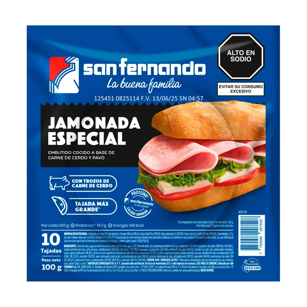 Jamonada Especial San Fernando 100gr