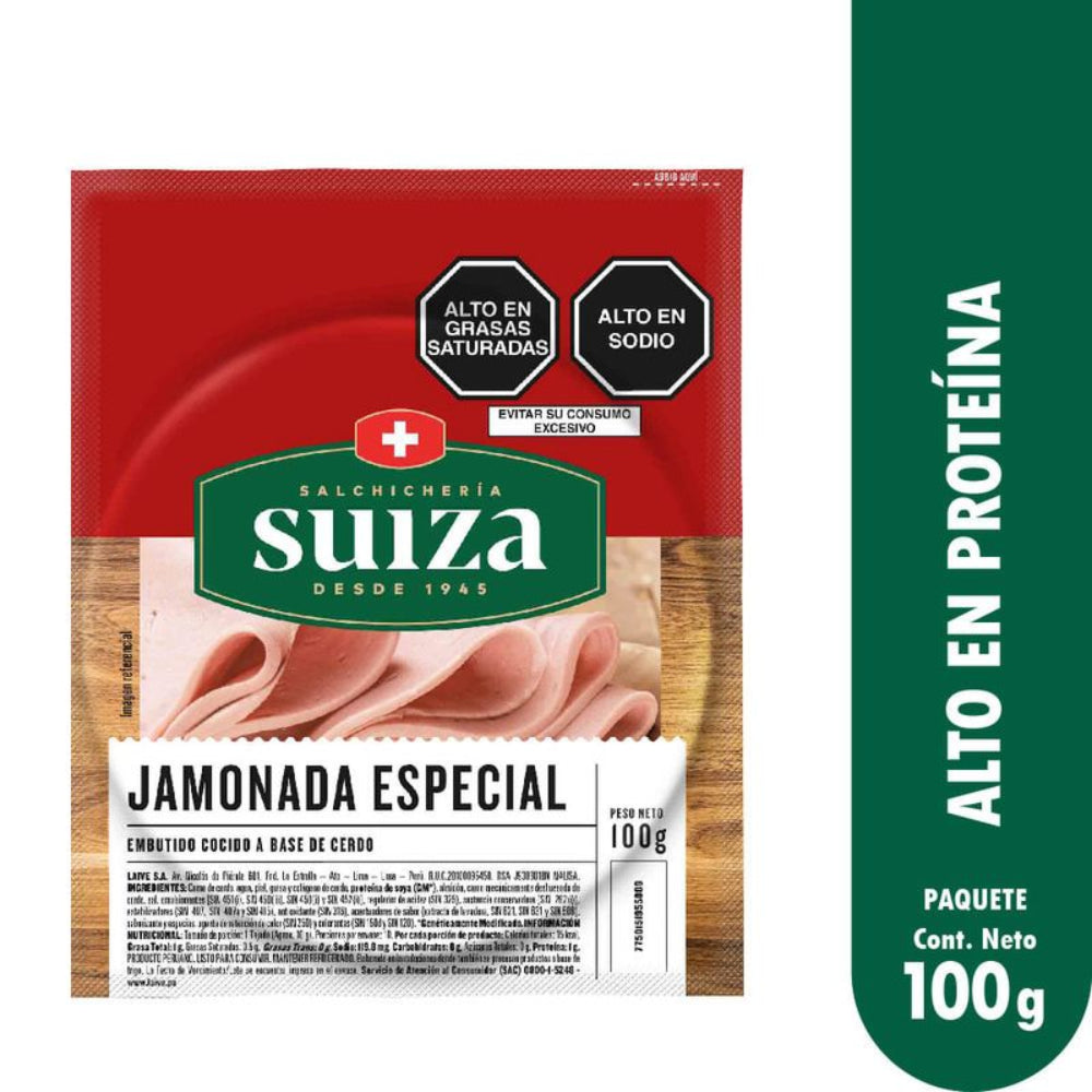 Jamonada Especial Suiza 100gr