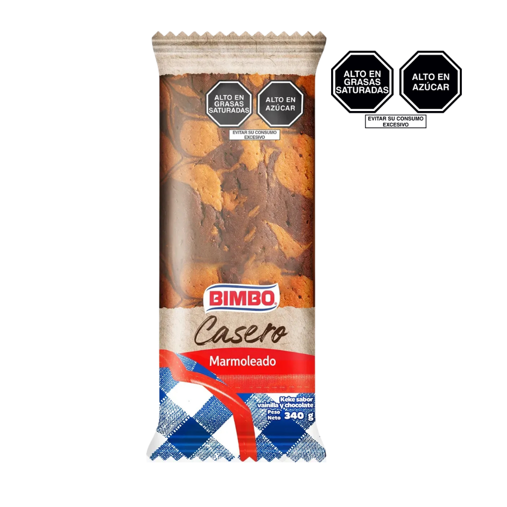 Keke Bimbo Casero Marmoleado Bolsa 380 gr