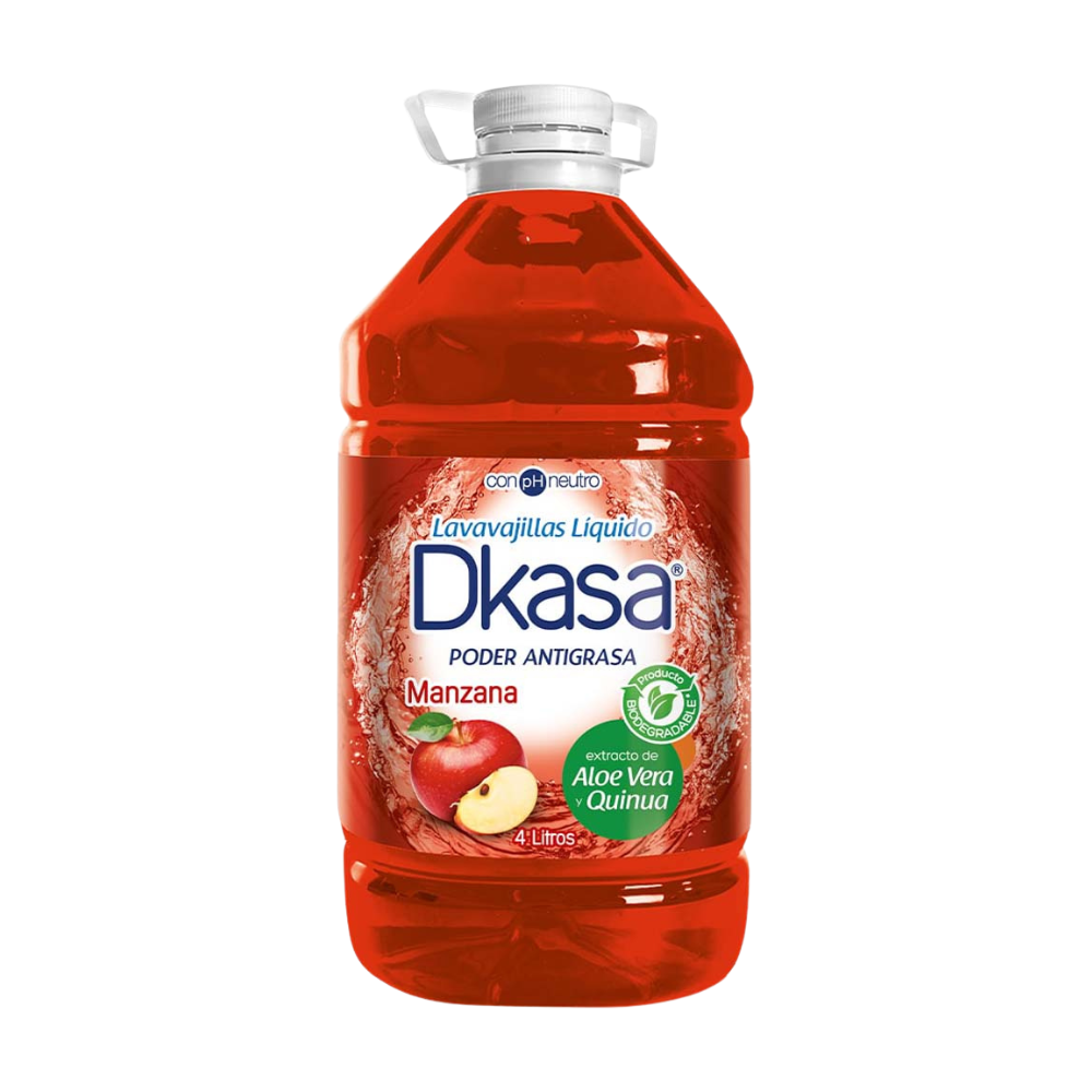 Lavavajilla Dkasa Aroma Manzana Galón 4Lt