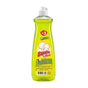 Lavavajilla Líquido Sapolio Aroma Limón Frasco 500ml