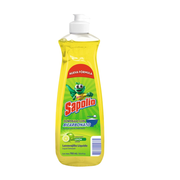 Lavavajilla Líquido Sapolio Aroma Limón Frasco 750ml