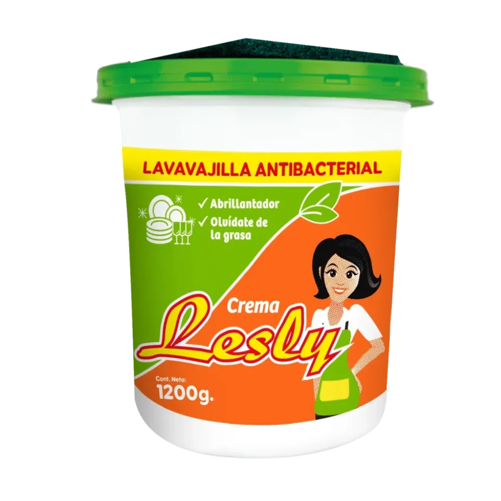 Lavavajilla en Crema Lesly Aroma Limón Pote 1.2kg