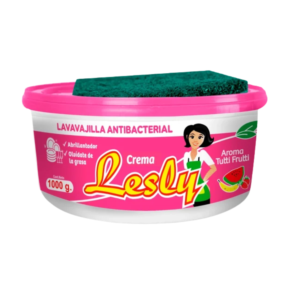 Lavavajilla en Crema Lesly Aroma Tutti Frutti Pote 1kg