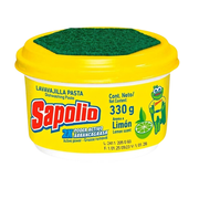 Lavavajilla en Crema Sapolio Aroma Limón Pote 330gr