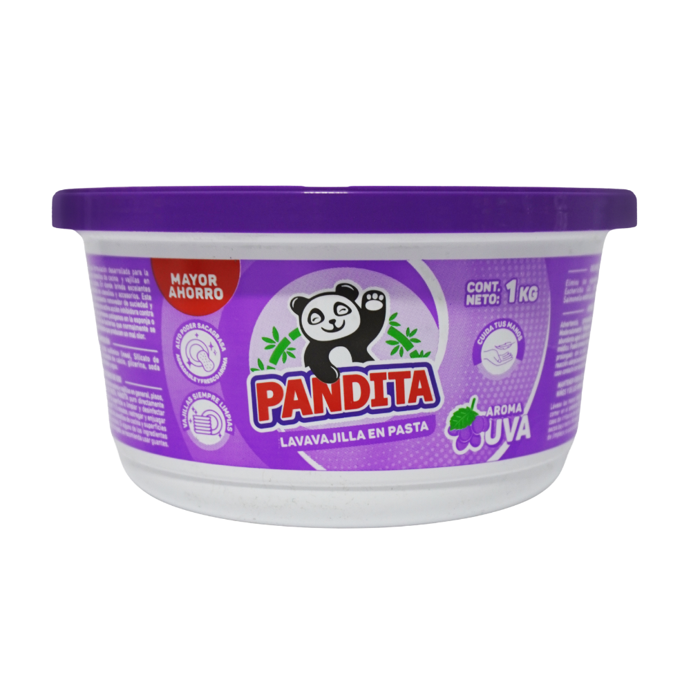 Lavavajilla en Pasta Pandita Aroma Uva Pote 1kg