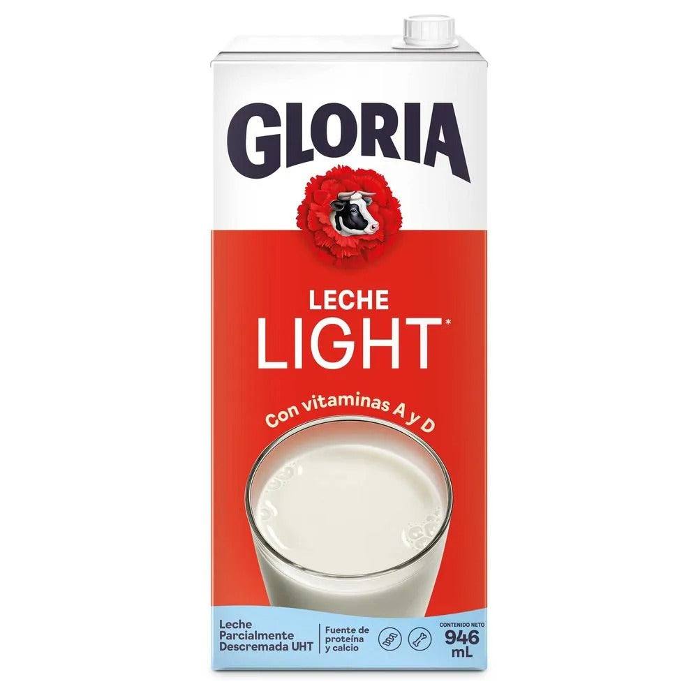 Leche Gloria Uht Light Caja 946ml