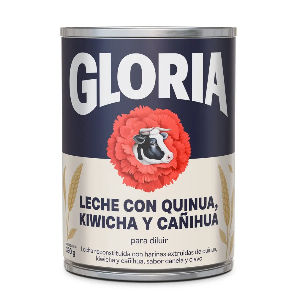 Leche Reconstituida con Quinua , Kiwicha y Cañihua Gloria 390g