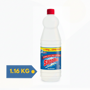 Lejia Sapolio Ropa Blanca Original Botella 1.16Lt