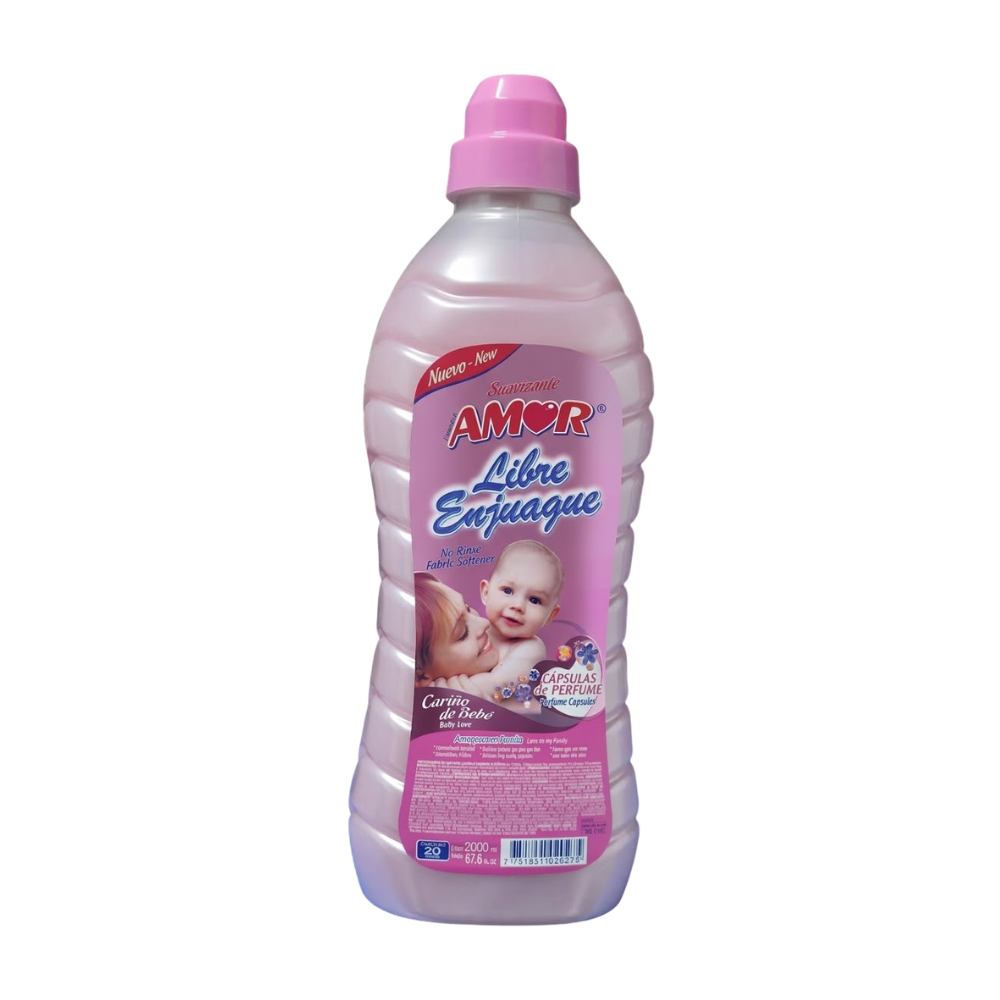 Libre Enjuague Amor Aroma Cariño De Bebe Frasco 2Lt