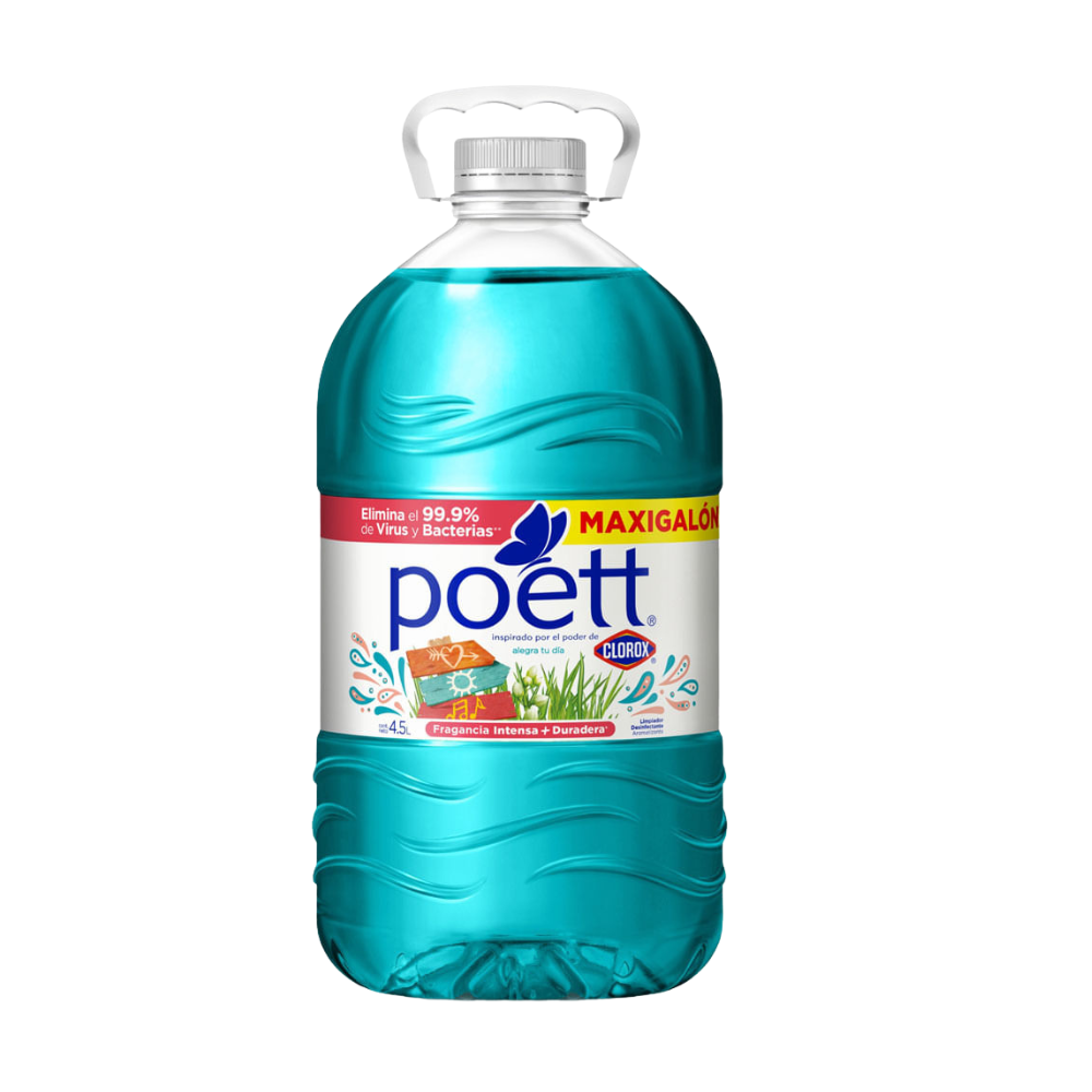 Limpiador Desinfectante Poett Aroma Alegra tu dia 5Lt