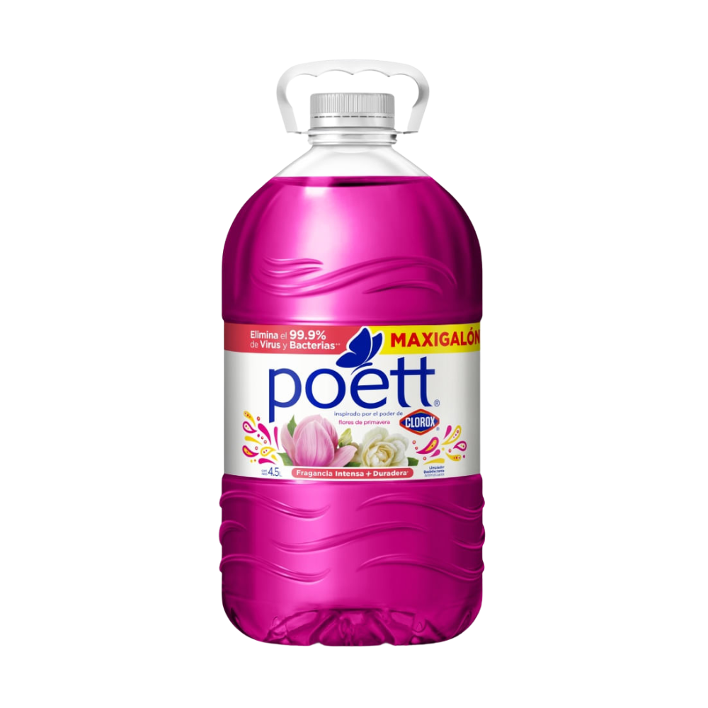 Limpiador Desinfectante Poett Aroma Primavera 4.5 lt