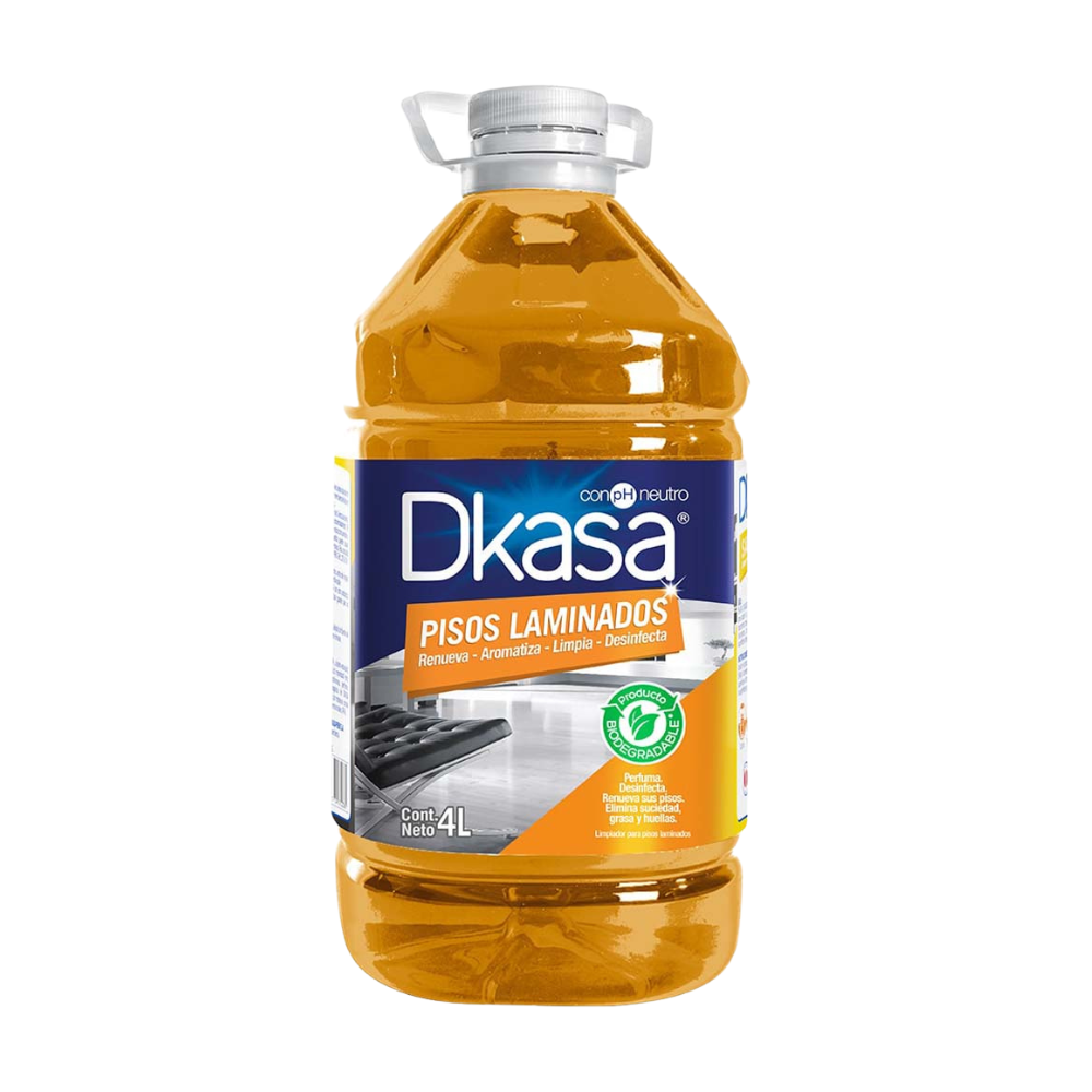 Limpiador Pisos Laminados Dkasa Botella 4Lt