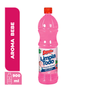 Limpiatodo Antibacterial Sapolio Aroma Bebe Botella 900ml