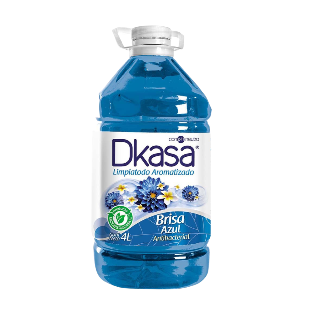Limpiatodo Dkasa Aroma Brisa Azul Botella 4Lt