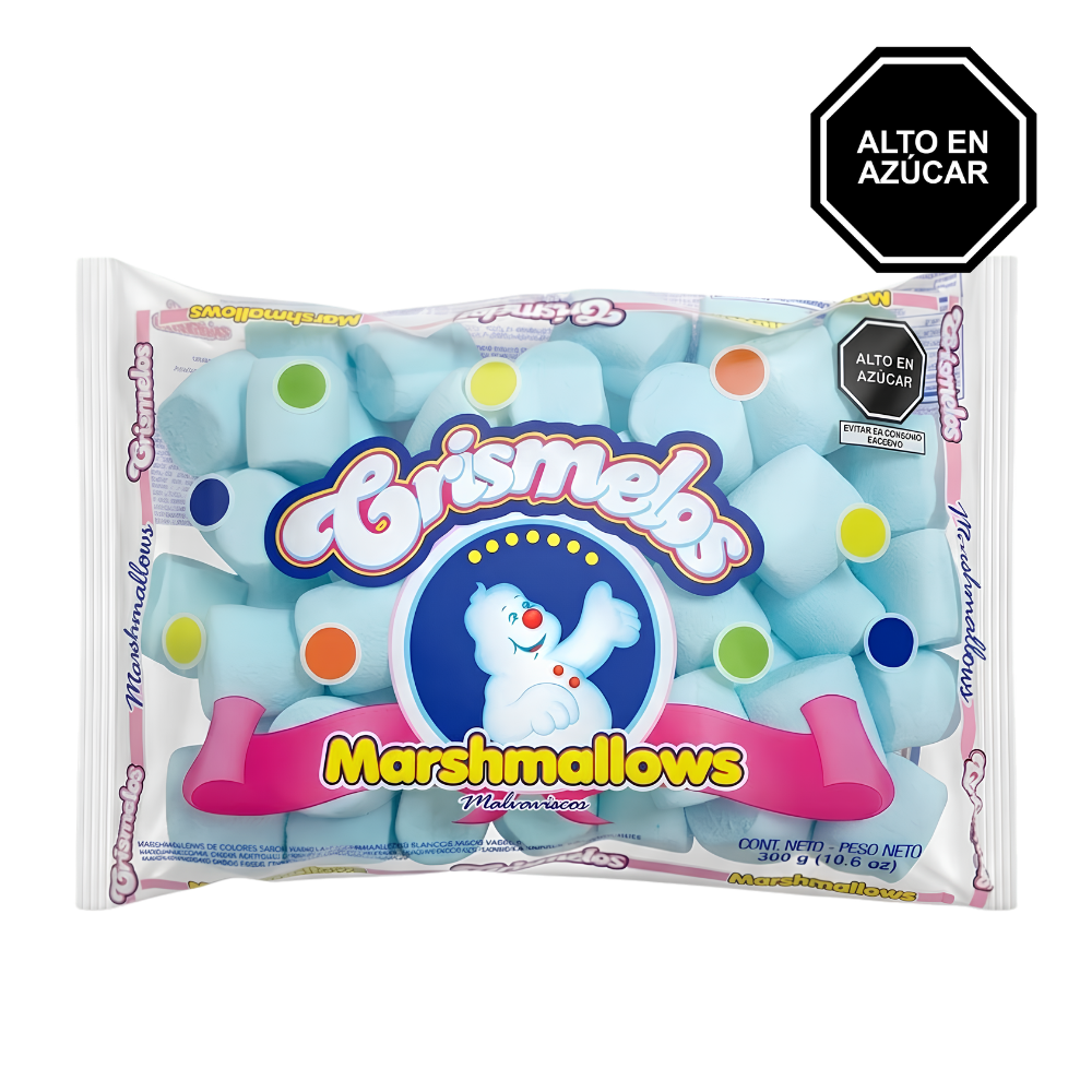 Marshmellow Crismelos Blue Bolsa 300 gr