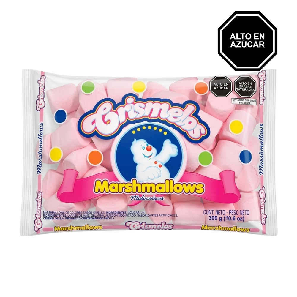 Marshmellow Crismelos Fresa Bolsa 300 gr