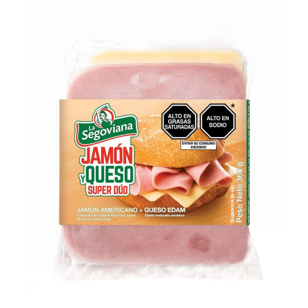 Pack La Segoviana Súper Dúo Jamón y Queso 360gr