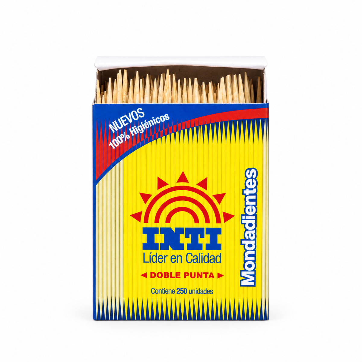 Palitos de Bambu Inti Mondadientes Caja x 250 un.