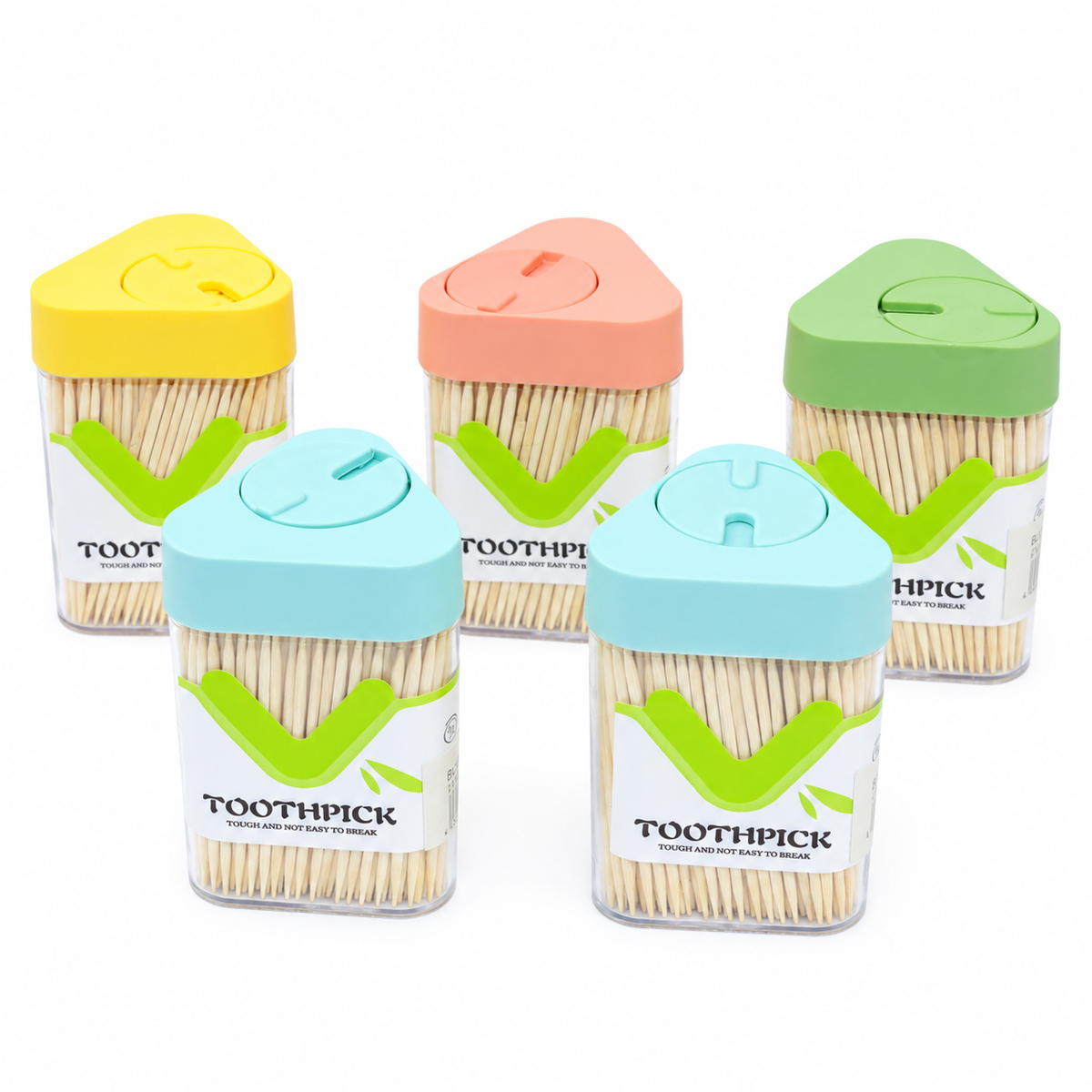Palitos de Bambu Mondadientes con dispensador x 100 un.