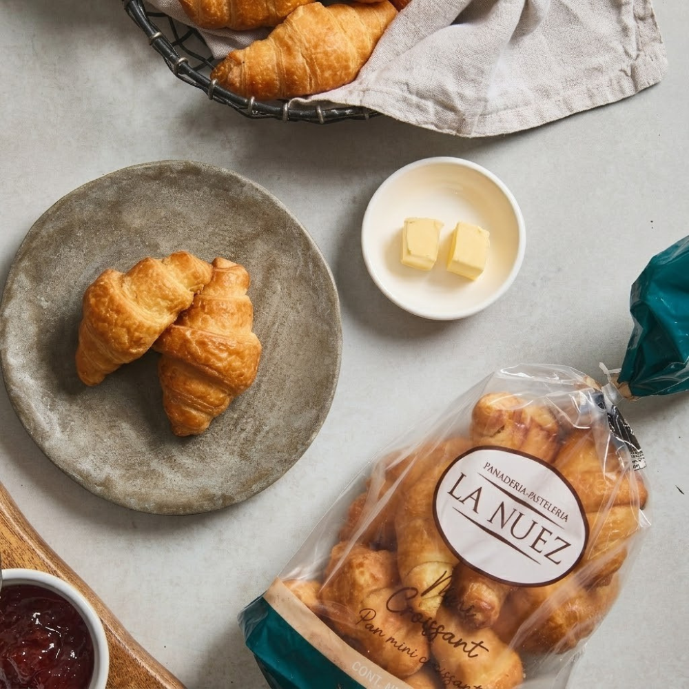 Pan Mini Croissant La Nuez Bolsa 280 gr