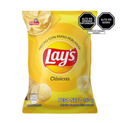 Papas Fritas Lays Clásicas Bolsa 140 gr