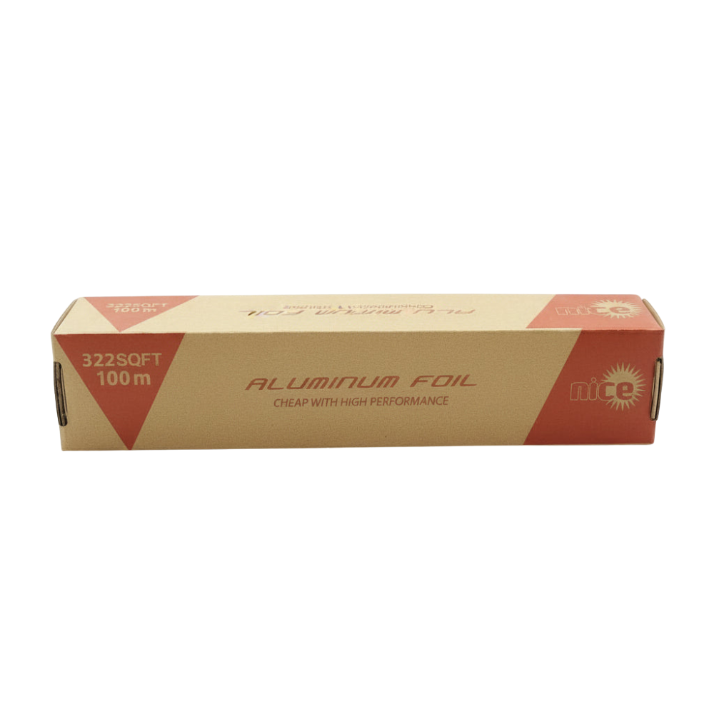 Papel Aluminio Nice en Rollo 30 cm x 100 m