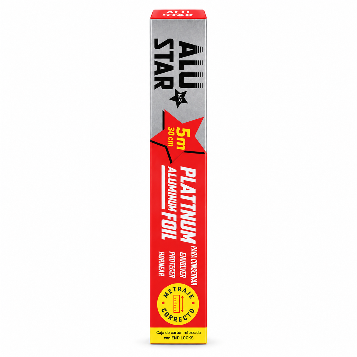 Papel Aluminio U-thil en Rollo 30 cm x 5 m