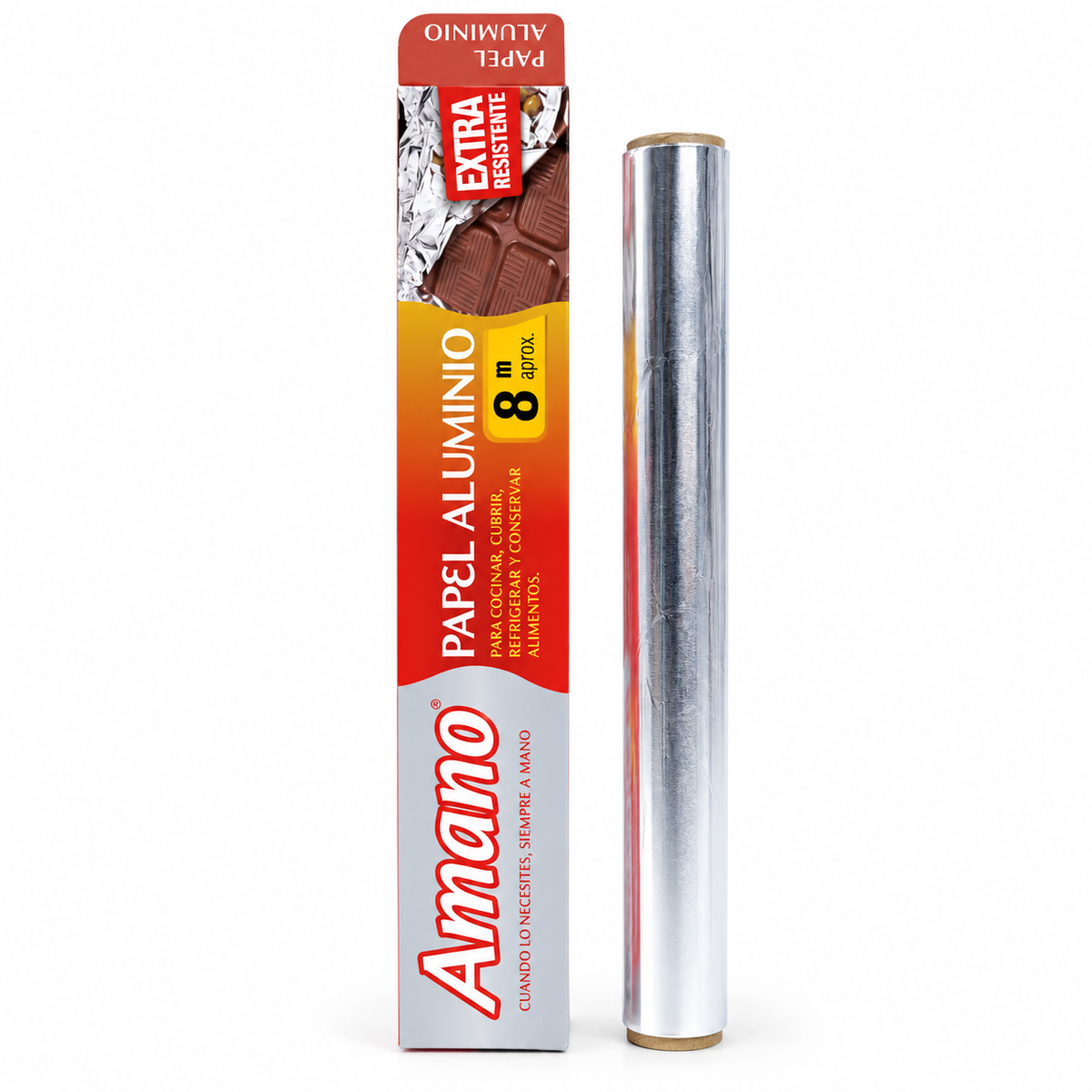 Papel De Aluminio Amano en Rollo 30cm x 8 m