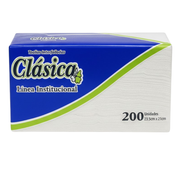 Papel Toalla Interfoliado Clásica Blanco 200 Hojas