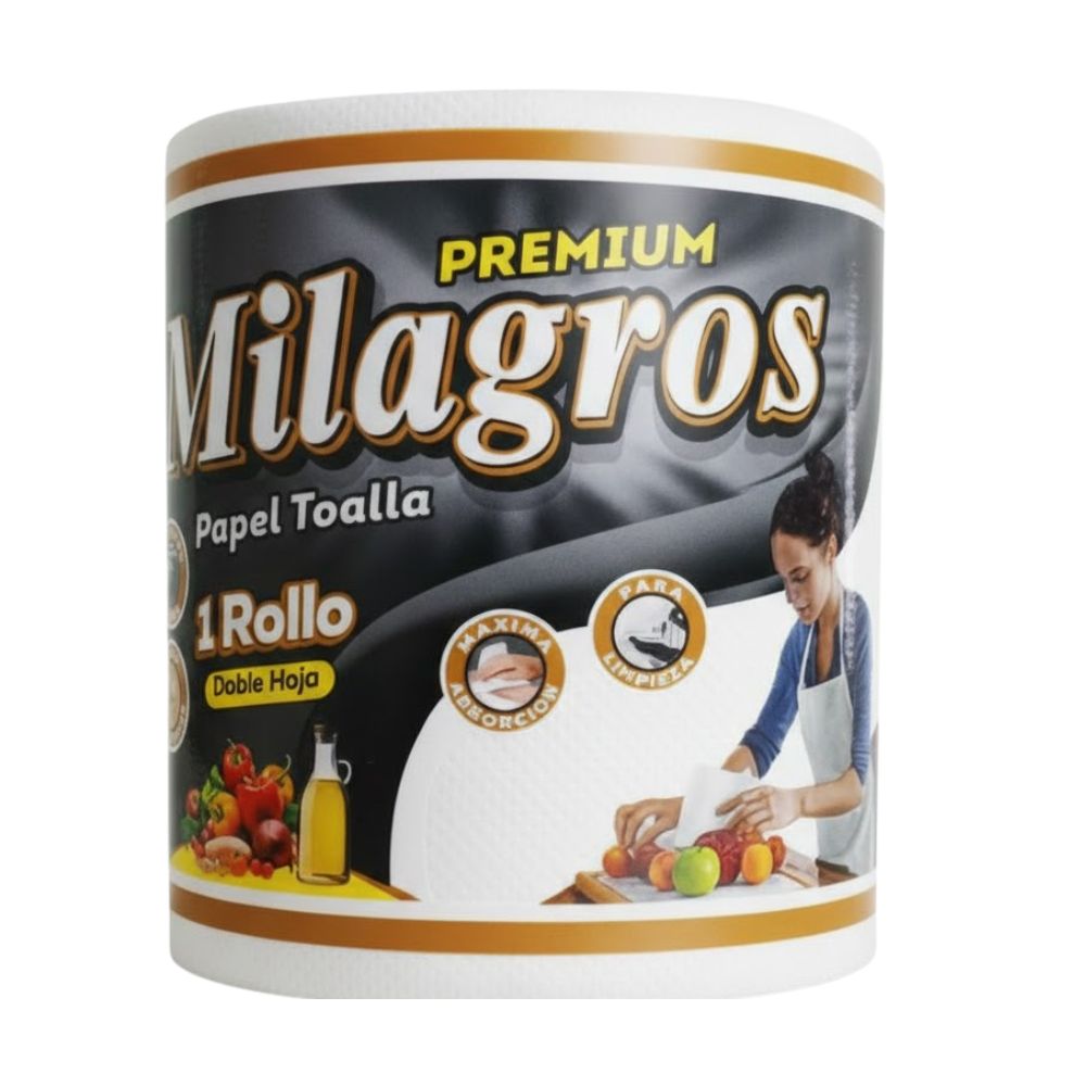 Papel Toalla Milagros Premium Doble Hoja