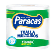 Papel Toalla Multiusos Paracas Verde 65 m