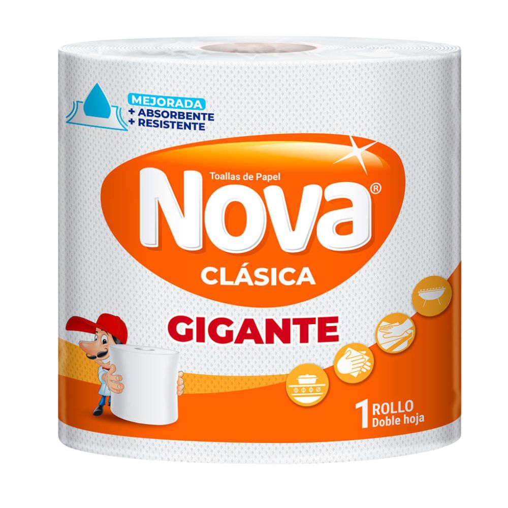 Papel Toalla Nova Clásica Gigante 70 m