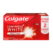 Pasta Dental Colgate Luminous White Brillant Econopack2 75ml