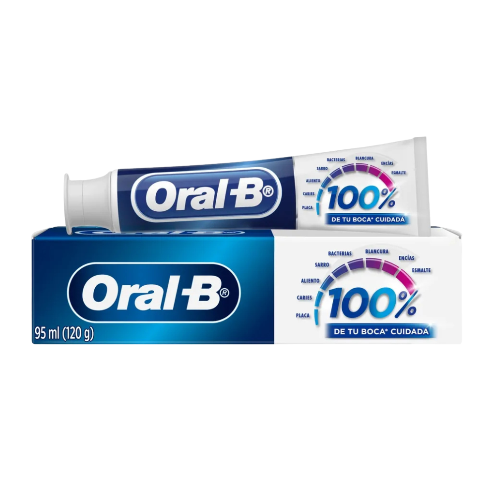 Pasta Dental Oral B Menta Refrescante 100% 50ml-60gr