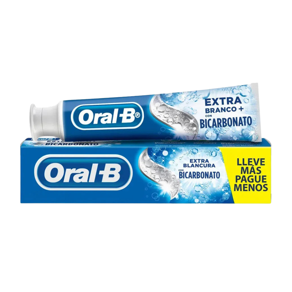 Pasta Dental Oral B con Bicarbonato Extra Blancura 150ml