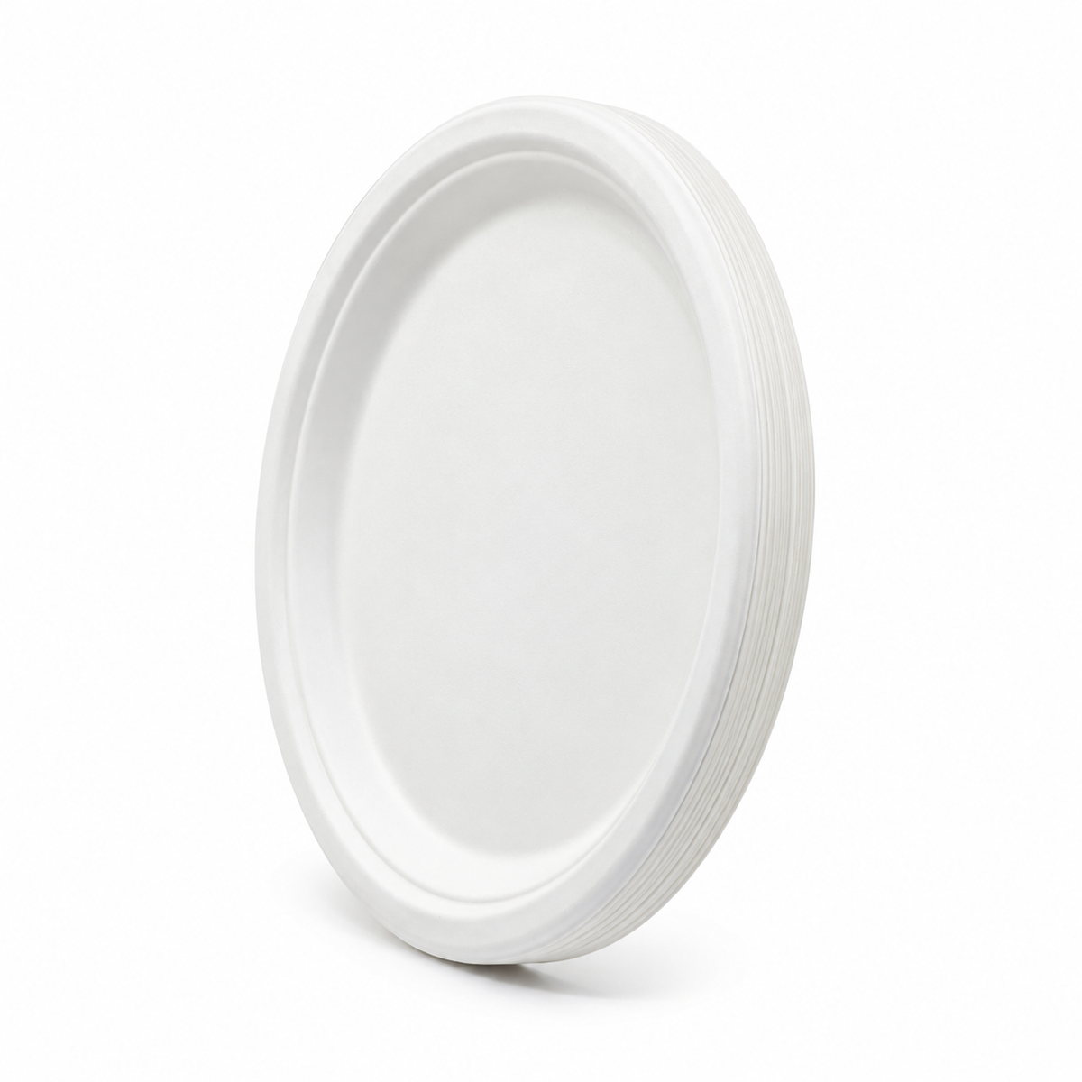 Plato Biodegradable 10" 26cm Darnel Naturals Bagazo de Caña Paquete x 20 un.