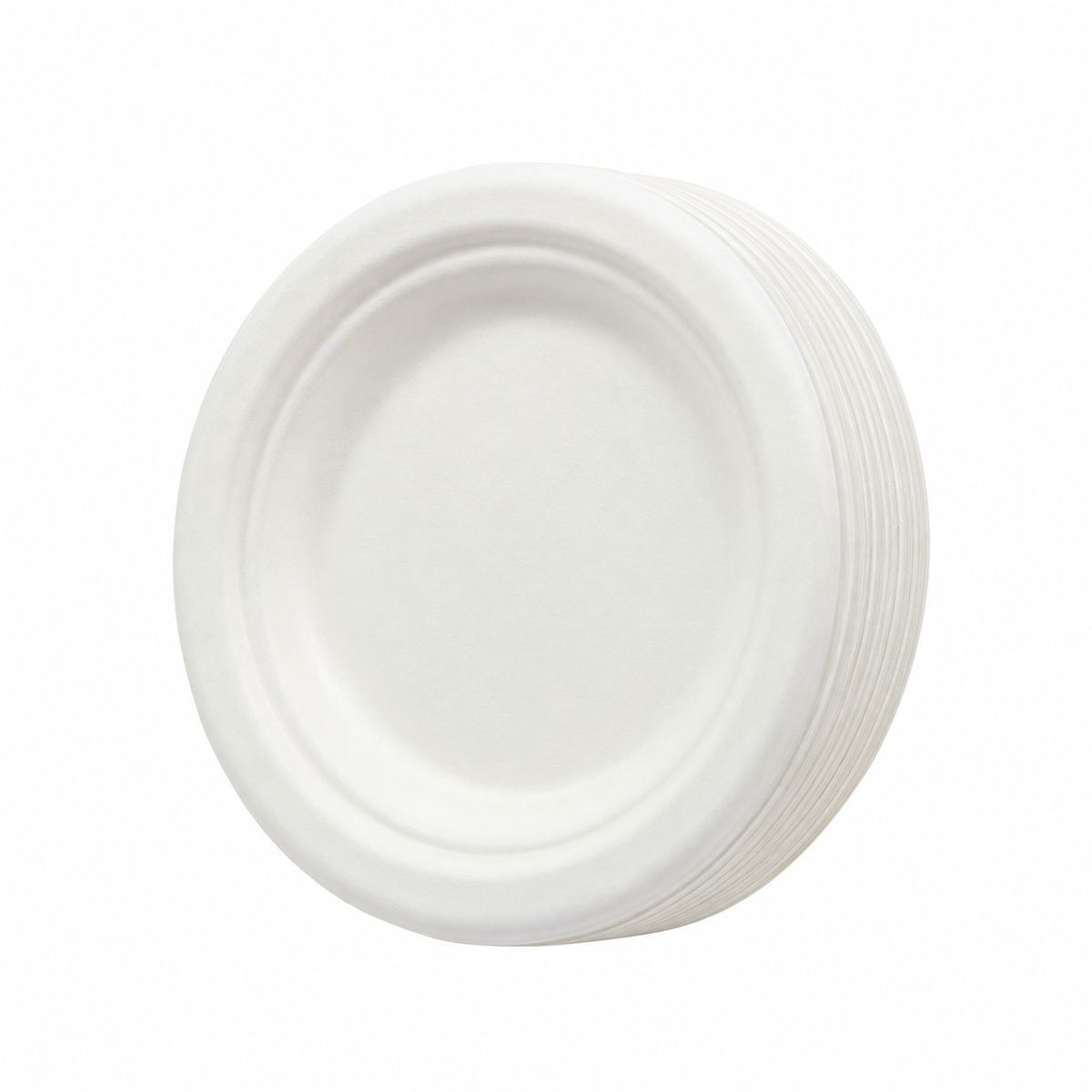 Plato Biodegradable de Fibra N° 15 Paqute x 25 uni.