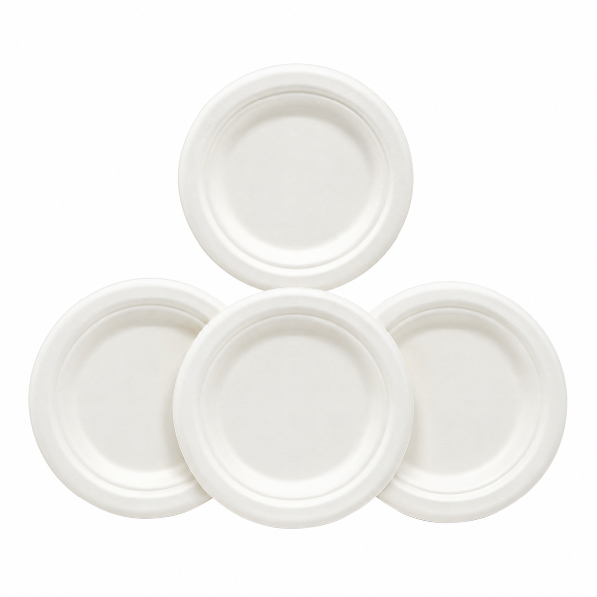 Plato Biodegradable de Fibra N° 15 Paqute x 25 uni.